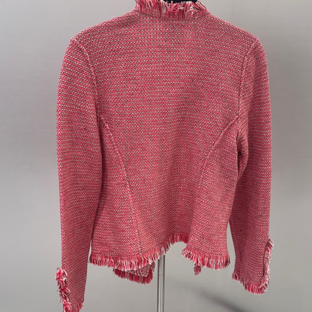 NIC+ZOE Women's Pink Textured Blazer - Picture 4 of 4